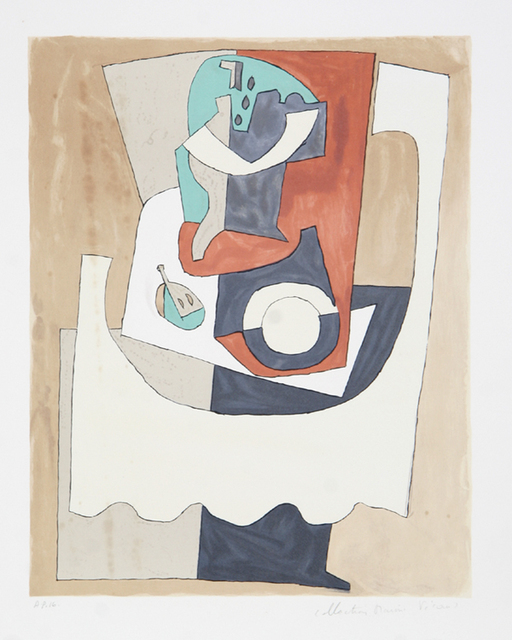 Pablo Picasso, ‘Nature Morte au Gueridon et à L'Assiette, 1920’, 1979-1982, Print, Lithograph on Arches paper, RoGallery