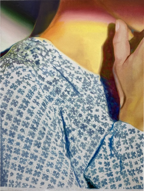 Lennart Rieder, ‘Untitled (pattern 1)’, 2020, Painting, Oil on canvas, Josef Filipp Galerie