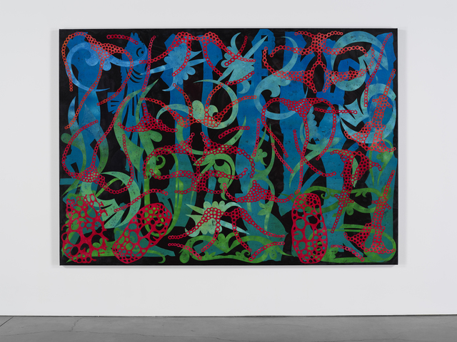 Philip Taaffe, ‘Holothurian Passages’, 2019, Painting, Mixed media on canvas, Luhring Augustine