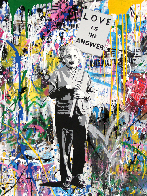 Mr Brainwash Einstein Love Is The Answer 2018 Available For