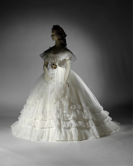 Unknown French, ‘Wedding ensemble’, 1864, The Metropolitan Museum of Art