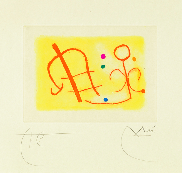 Joan Miró, ‘Untitled from Fusées’, 1959, Christopher-Clark Fine Art