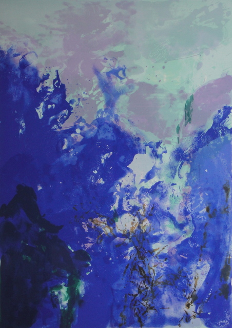 Zao Wou-Ki 趙無極, ‘Olympic Centennial’, 1992, Art Works Paris Seoul Gallery