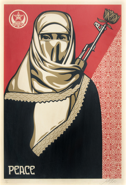 Shepard Fairey, ‘Muslim Woman’, 2005, Tate Ward Auctions
