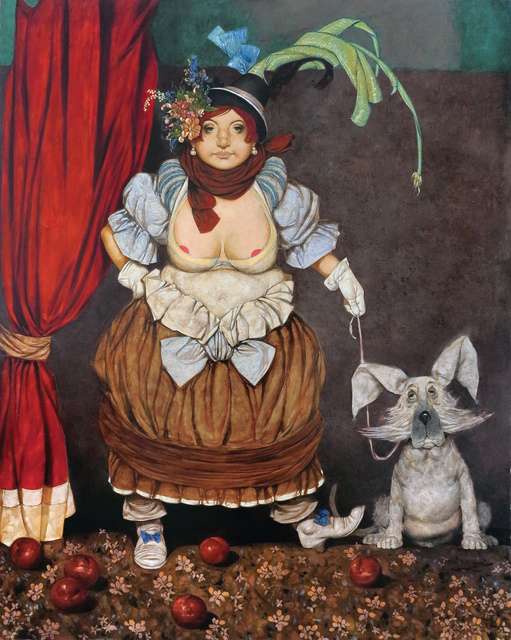 Daron Mouradian, ‘"Mademoiselle II" / "Matmazel II"’, 2015, Painting, Oil on canvas, Galeri 77
