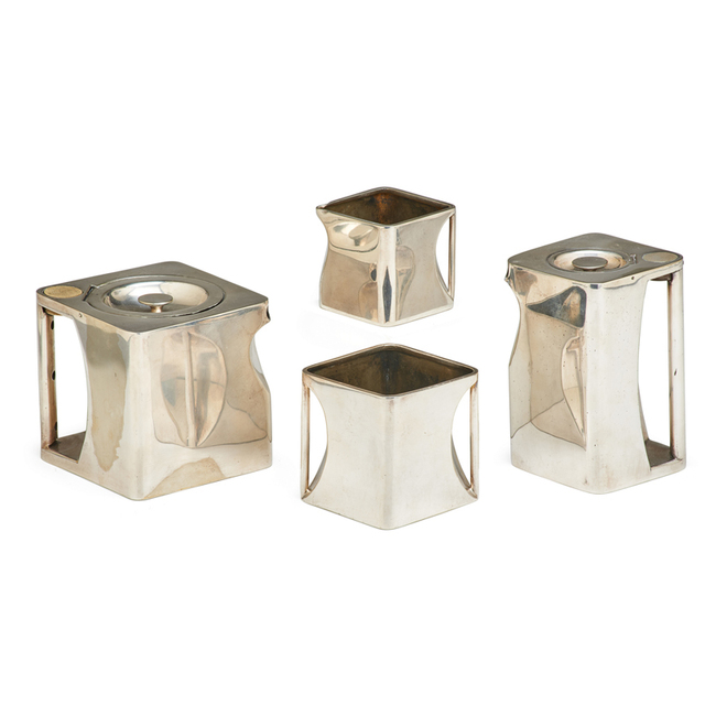 Robert Crawford Johnson, ‘Four-Piece "The Cube" Tea Set, England’, 1920s, Rago/Wright