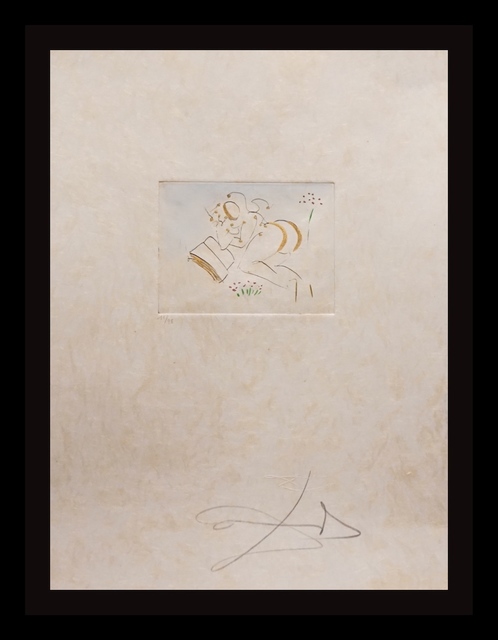 Salvador Dalí, ‘Petites Nus (From Appollinaire) B’, 1972, Print, Etching, Fine Art Acquisitions Dali