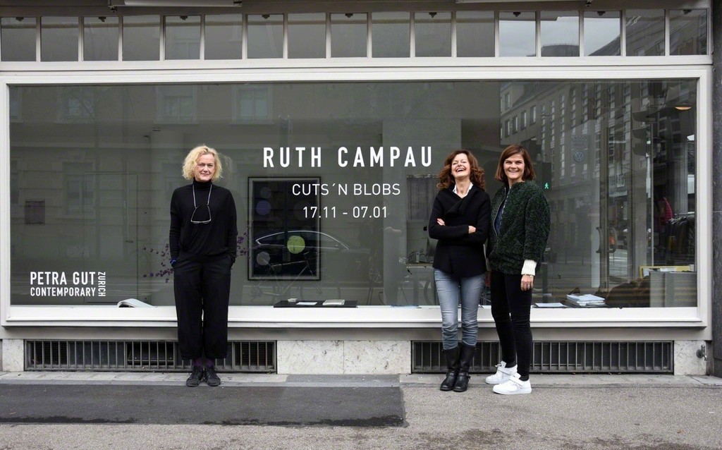INSTALLATION SHOT RUTH CAMPAU CUTS' N BLOBS IMAGE: RUTH CAMPAU, MICHAEL MORK AND COURTESY PETRA GUT CONTEMPORARY INSTALLATION SHOT RUTH CAMPAU CUTS' N BLOBS IMAGE: RUTH CAMPAU, MICHAEL MORK AND COURTESY PETRA GUT CONTEMPORARY