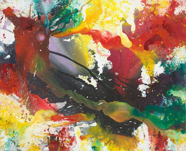Bernd Zimmer, ‘Das geheime Leben der Sterne 8’, 2017, Painting, Acrylic on canvas, Galerie Thomas