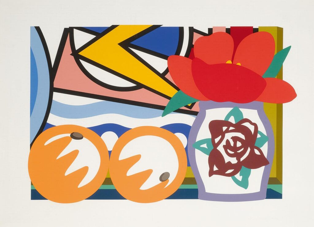 Tom Wesselman - Still Life with Lichtenstein and Two Oranges