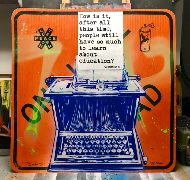 Teachr, ‘Education ’, 2019, Bruce Lurie Gallery