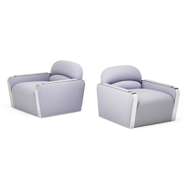Brueton, ‘Pair Of Club Chairs, USA’, 1990s, Rago/Wright