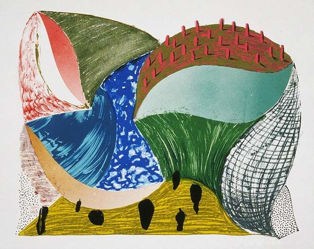 David Hockney, ‘Gorge d'Incre’, 1993, Kenneth A. Friedman & Co.