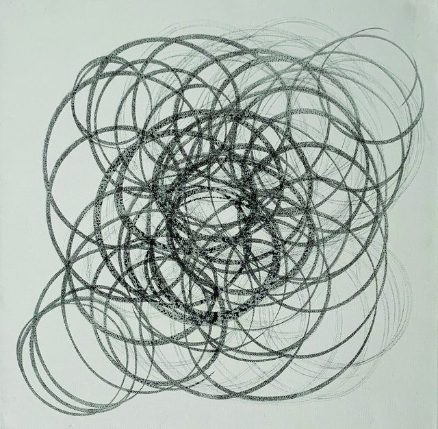 Masumi Sakagami, ‘Cosmos I (Ver. New York, NY)’, 2018, Painting, Sumi Ink on Canvas, Walter Wickiser Gallery