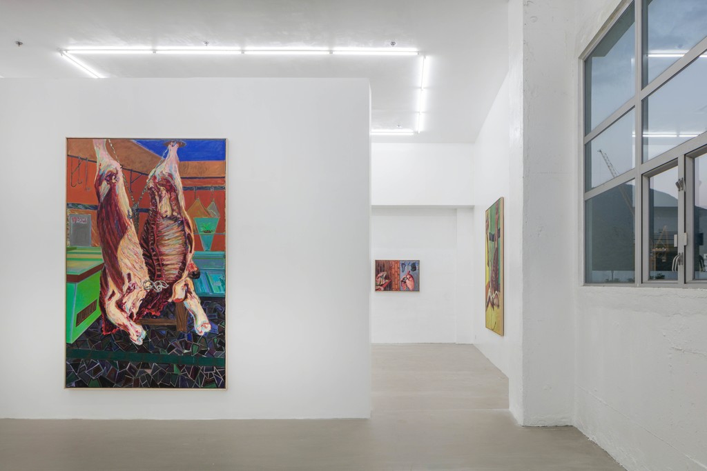Installation view of exhibition "Norbert Tadeusz: MEAT | The Rejected paintings". Photo By Kitmin Lee © Courtesy Faurschou Foundation Installation view of exhibition "Norbert Tadeusz: MEAT | The Rejected paintings". Photo By Kitmin Lee © Courtesy Faurschou Foundation