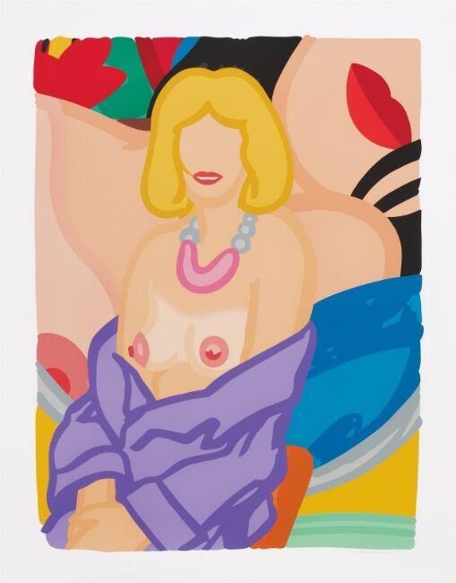 Tom Wesselman - ”Claire Sitting With Robe Half Off (Vivienne)”