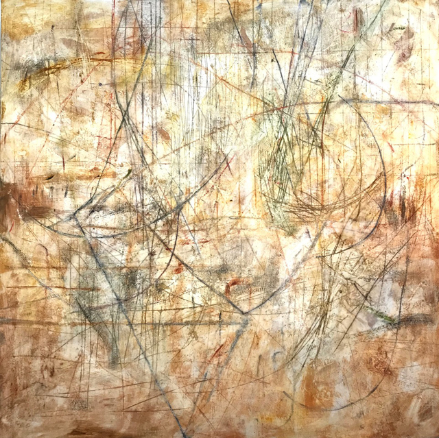 Mark Perlman, ‘Canyon’, ca. 2019, Painting, Encaustic on panel, Stremmel Gallery