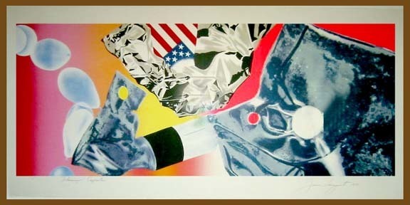 James Rosenquist, ‘Flamingo Capsule’, 1978, Print, Original Lihograph and Screenprint, David Lawrence Gallery