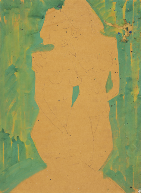 Otto Müller, ‘Two Standing Girls’, ca. 1928, Galerie St. Etienne