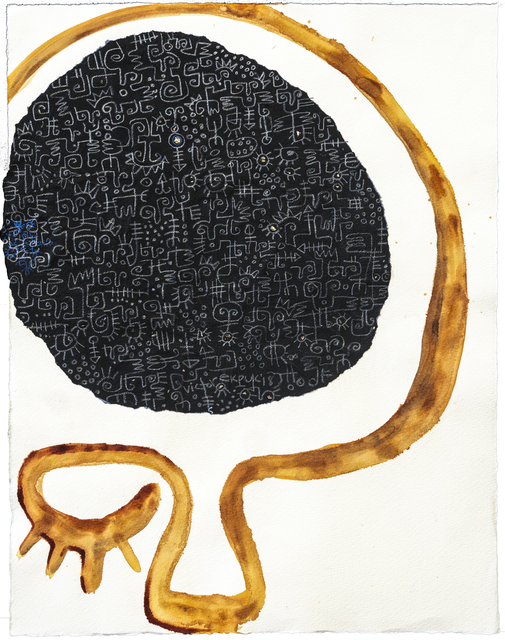 Victor Ekpuk, ‘If I Could Read Your Mind’, 2018, Aicon Gallery