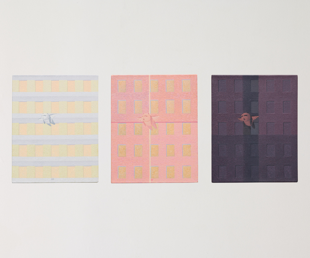 Zhang Gong, ‘Flight to the Void No. 6’, 2015, Painting, Acrylic on canvas, in 3 parts, Eli Klein Gallery
