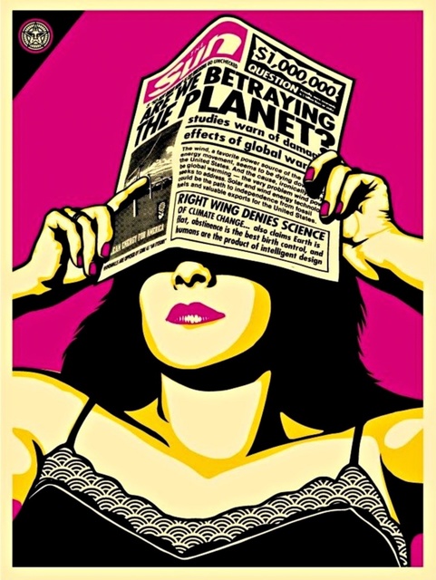 Shepard Fairey, ‘Global Warning (Andy Warhol Edition)’, 2009, Alpha 137 Gallery Gallery Auction