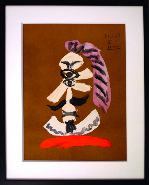 Pablo Picasso, ‘Les portraits imaginaires 26.3.69 II’, 1971, Print, Lithograph signed in the plate during the Picasso's Lifetime, Numbered limited F / 250, Bogena Galerie