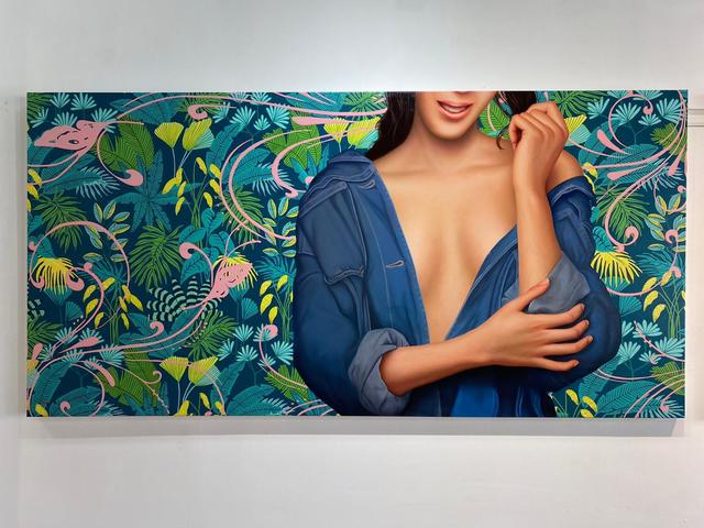 Carlos Oviedo, ‘Art Deco’, 2020, Painting, Oil on Canvas, Pen Project