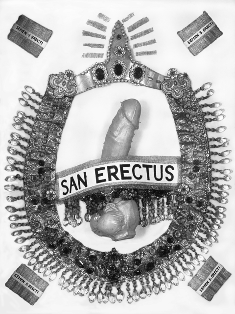 Renate Bertlmann, ‘San Erectus Heiligenbildchen (San Erectus Holy Card)’, 1978, Richard Saltoun