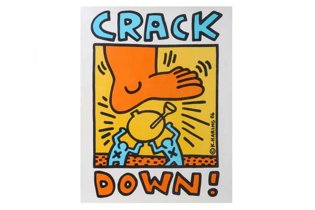 Keith Haring, ‘Crack Down!’, 1986, Chiswick Auctions