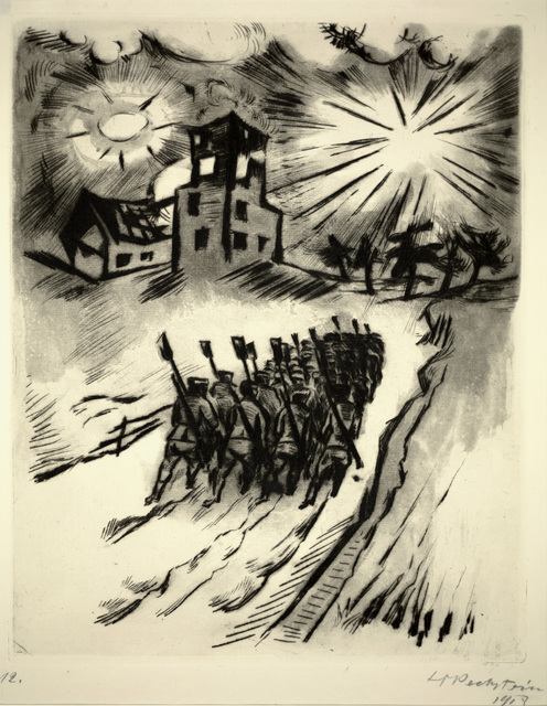 Max Pechstein, ‘Somme, 1916’, 1918, Dallas Museum of Art