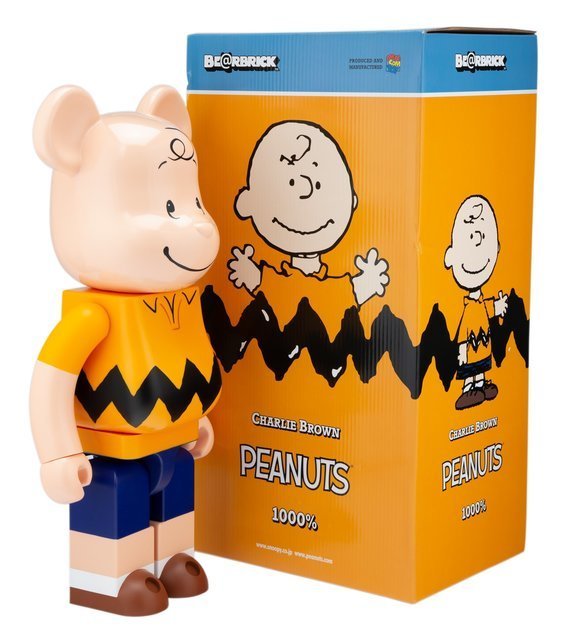 bearbrick charlie brown 1000