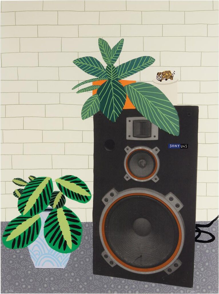 Jonas Wood - Speaker Still Life