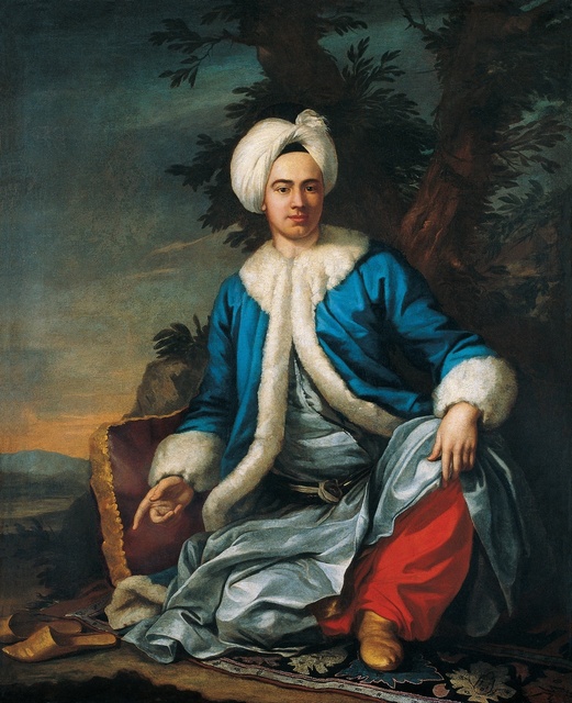 A European in Turkish Costume — Antoine de Favray