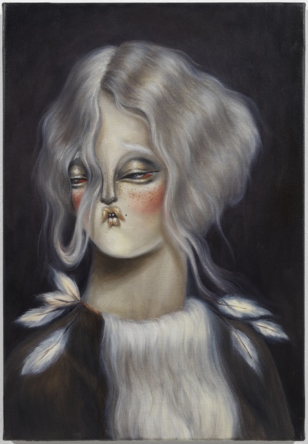 Miss Van, ‘Pale Moonlight Muses III’, 2021, Painting, Oil on Canvas, Dorothy Circus Gallery