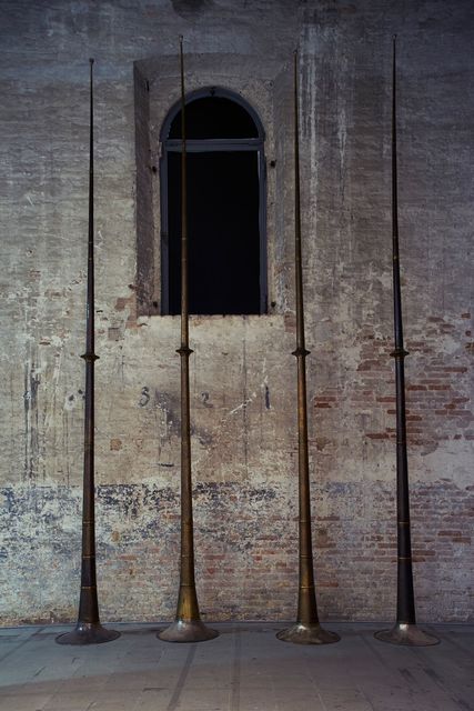 Terry Adkins, ‘Last Trumpet (Installation view)’, 1995, 56th Venice Biennale