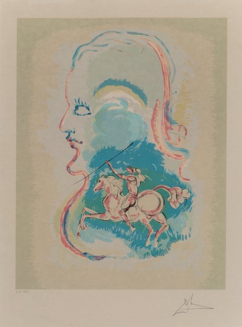 Salvador Dalí, ‘Dream of a Horseman’, 1979, Heritage Auctions