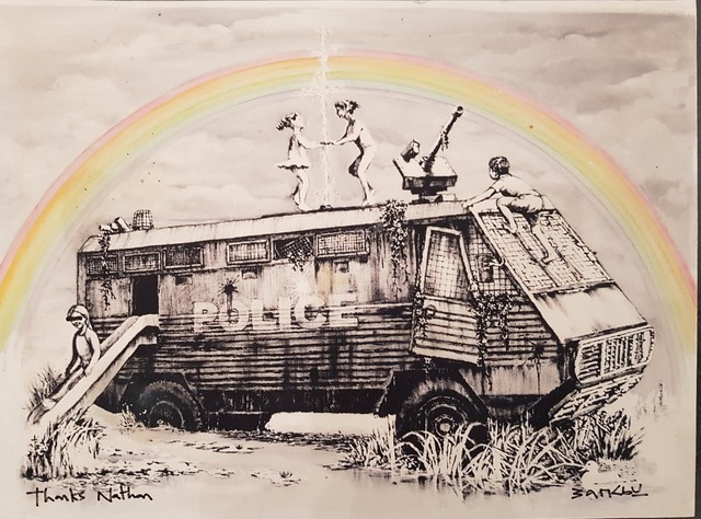 Banksy, ‘Riot Van - Signed for Dismaland Employee with provenance’, 2015, Hidden