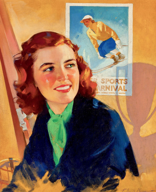 Frederick Sands Brunner, ‘This Week Magazine Cover’, 1939, Painting, Oil on Canvas, The Illustrated Gallery