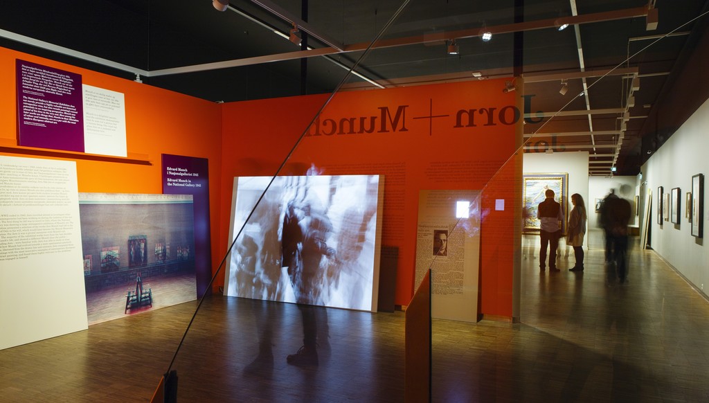 Installation view of "Jorn + Munch" at Munch Museum, Oslo (2016-2017) Installation view of "Jorn + Munch" at Munch Museum, Oslo (2016-2017)