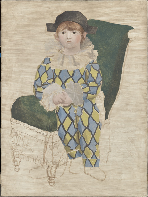Pablo Picasso, ‘Paul en Arlequin’, Paris-1924, Painting, Oil on canvas, Musée Picasso Paris