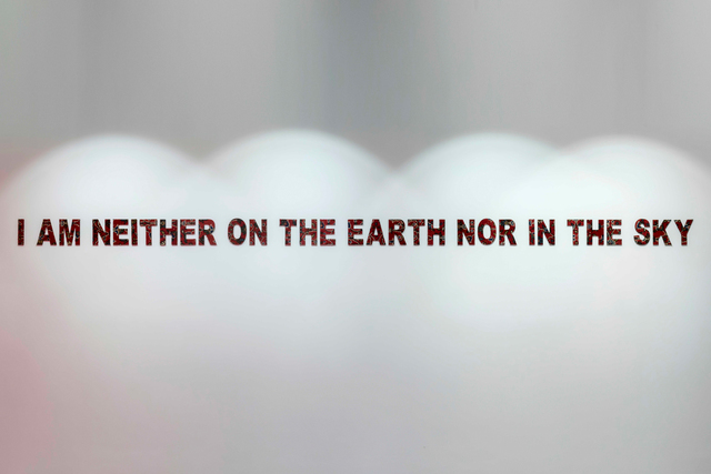I am neither on the earth nor in the sky