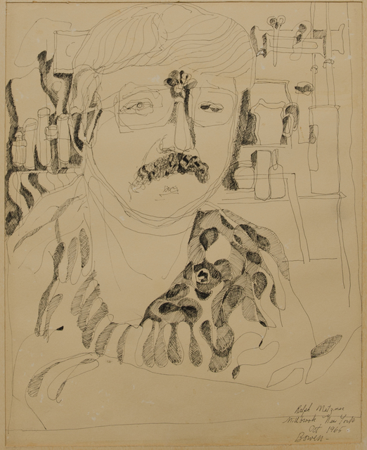 Michael Bowen, ‘Portrait of Ralph Metzner’, ca. 1965, The Art Collection of the University of Agder