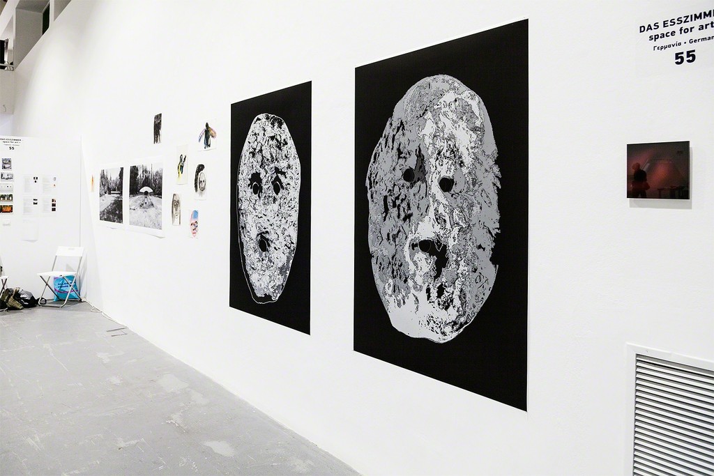 installation view Booth 55 at independent art fair Platforms Project, Athens (GR), 2018 installation view Booth 55 at independent art fair Platforms Project, Athens (GR), 2018