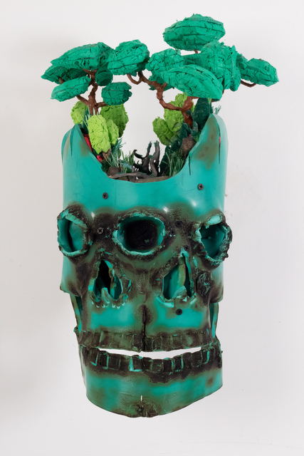 Johnston Foster, ‘The Quagmire’, 2018, Sculpture, PVC, plywood, steel hardware, screws, cardboard, paint, steel wire, plastic electrical wire casing, yoga mat, hot glue, dish scrub pads, misc. plastics, Freight + Volume