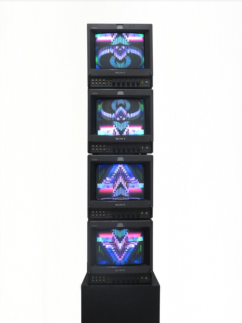 James Alec Hardy, ‘180426001’, 2018, Video/Film/Animation, 4 Video Monitors, and 4 Channel DVD Playback system, Kristin Hjellegjerde Gallery