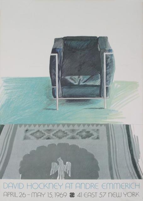 David Hockney, ‘Corbusier Chair and Rug’, 1969, Leviton Fine Art
