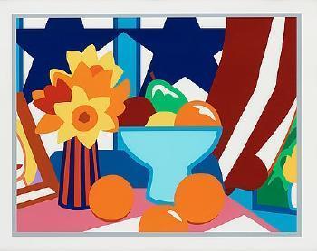 Tom Wesselman - "Still Life With Blowing Curtain (Red)" ,
1998