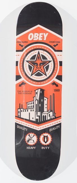 Shepard Fairey, ‘Untitled’, Print, Offset lithograph in color on skate deck, Heritage Auctions