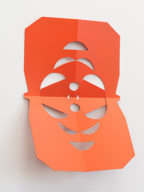 Matt Keegan, ‘Cutout (Orange Blossom)’, 2019, Sculpture, Powder-coated laser cut steel, Altman Siegel